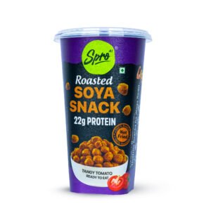 Roasted Soya Snack 22g Protein Tangy Tomato Ready To Eat