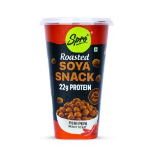 Roasted Soya Snack 22g Protein Peri Peri Ready To Eat